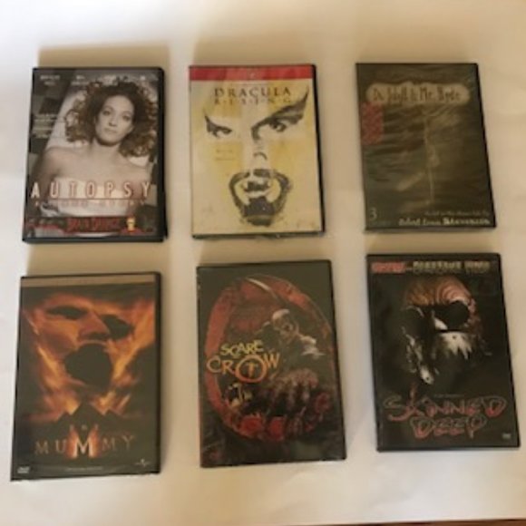 Horror Movies . (6) DVD Bundle . See Pictures and Ad Description For Details